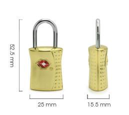 China TSA travel bag lock with keys for sale