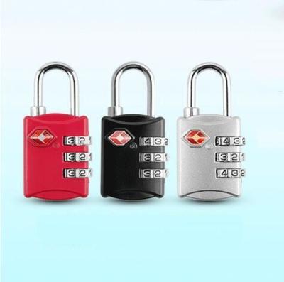 China Zinc Alloy TSA 3-digital  travel lock& pink Tsa Luggage Lock& 59g Tsa Bag Number Lock for sale