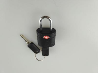 China Hot sale PC  Travel Luggage TSA  lock&25.7g Tsa Lock&Black Plastic  padlock with key for sale