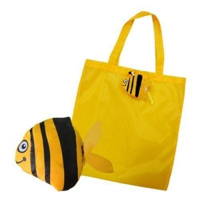 China Fish Colorful 210D 40x50cm CMYK Nylon Folding Shopping Bag for sale