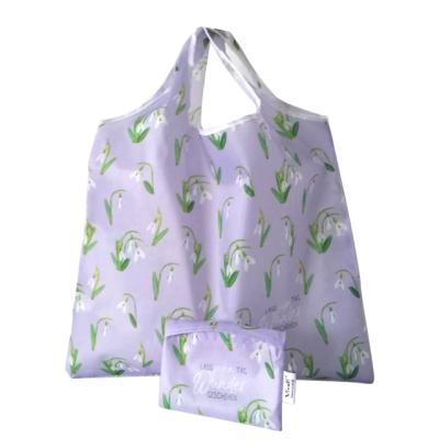 China OEM 50cm 210D 45cmx60cm Nylon Folding Shopping Bag for sale