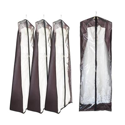 China Zipper Waterproof PVC 60x100cm Non Woven Suit Cover for sale