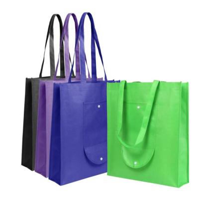 China Druck-faltbare nicht gesponnene Tasche 80gsm TNT 35x12x40cm zu verkaufen