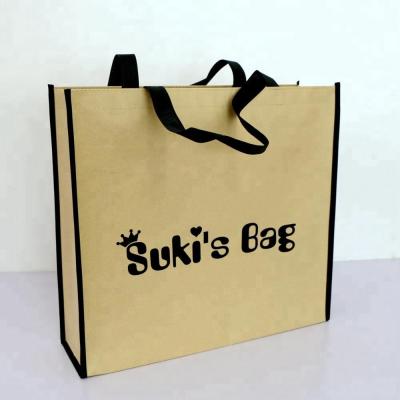 China Shopping 80gsm 150g 42x38x12cm Non Woven Paper Bag for sale