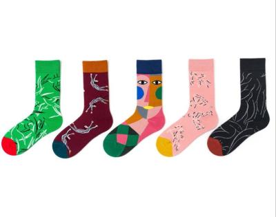 China New Season Antibacterial Flower Elephant Cotton Socks Male Couples Socks for sale