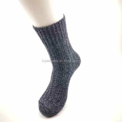 China Wool Sporty Unisex Winter Moulinee Warm Socks for sale