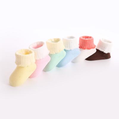 China Sporty cute comfortable hand tying colorful baby cotton socks for sale