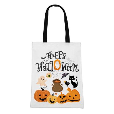 China Halloween Decorations Halloween Candy Bags Trick or Treat Kids Gift Cute Pumpkin Bat or Lot Gift Bag Candy Boxes Halloween Party Canvas Bags for sale