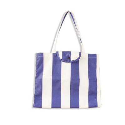 China Customized Design 110d /210d/420d/600d Reusable Recycled Reusable Shopping Bags for sale