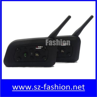 China 1200m 4 rider motorcycle helmet bt intercom bluetooth communication for sale