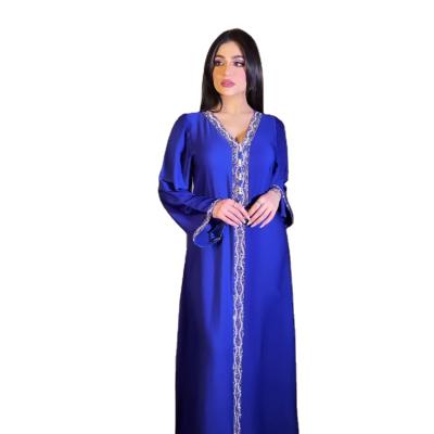 China Muslim Dress Dubai Abaya Fashion Long Robe Ladies Sleepwear And Luxury Women Polyester Woven Modern Hot Selling for sale