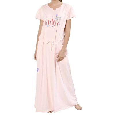 China QUICK DRY Pijiamas Long Pajamas Robe For Womens Sleepwear Nightgown Summer Pajamas Robe Ladies Nightgown Nightgowns Factory for sale