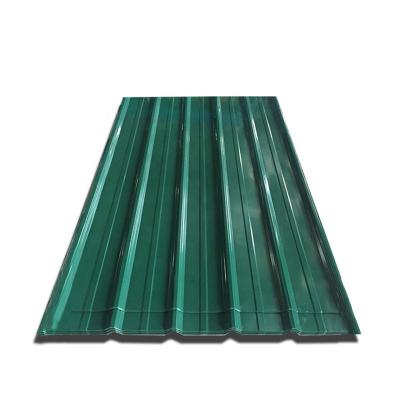 China Structure 20 22 24 Gauge GI 0.45mm Corrugated Steel Metal Roofing Sheets for sale