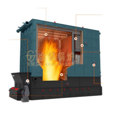 China YLW Horizontal Type Customized Horizontal Heat Transfer Oil Boiler Biomass Coal Burning for sale