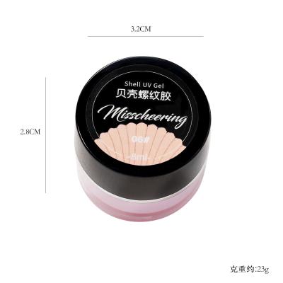 China Eco - Friendly 8ml Pearl Shell Wire Nail Polish Pop Color Pearl Nail Polish for sale