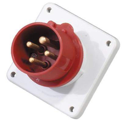 China IP44 4P Safe/Waterproof/Durable Anti-fouling Red Hidden Mounted Socket for sale