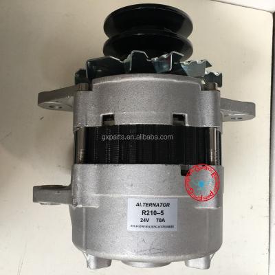 China Engineering Machinery Engine China Supply ME077788 Engine 6D16 D6BR Generator Alternator (24V 70A) For Hyundai R210-5 Excavator Diesel Parts for sale