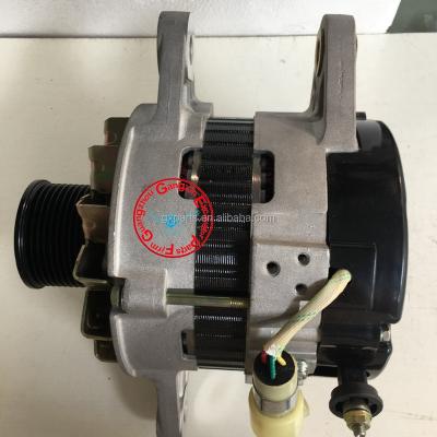 China Building machinery engine China factory supply engine 4HE1 24V 80A 10PK generator alternator directly for Kobelco SK130-8 excavator dieselparts for sale