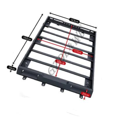 China 4X4 Car Roof Basket Luggage Steel Platform Roof Racks For JB74 JB64 Cargo Carriers GZDL4WD for sale