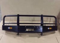 China Off Road Accessories Winch Bull Bar LC 76 Front Bumper Guard 4x4 For Toyota Land Cruiser for sale