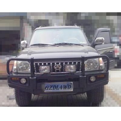 China Rolled Steel 4x4 Front Bumper Bull Bar For Toyota Land Cruiser Prado 90 Series FJ90 for sale