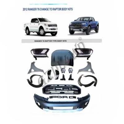 중국 Ford Ranger T6 향상 Ford Ranger 맹금류 2018를 위한 풍부한 몸 장비 2019년 판매용