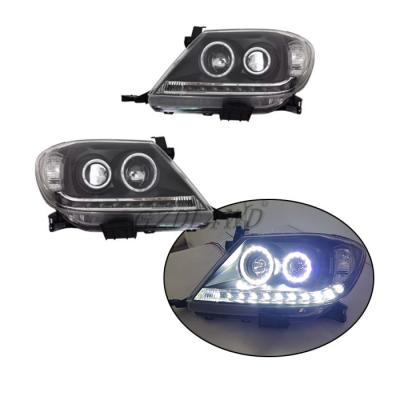 China Custom LED Headlights For Toyota Hilux Kun 2005 2014 Hilux Vigo Front Lights for sale