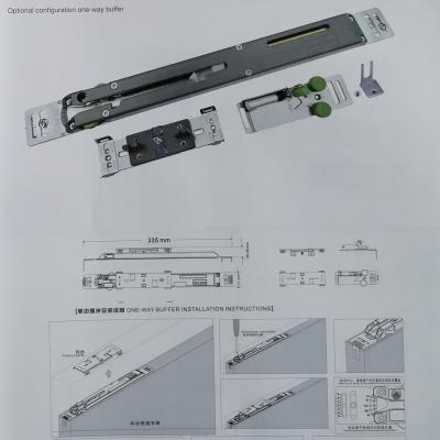 China Modern Sliding Roller With Soft Closing Series Two Way Sliding Roller With Soft Closing Series for sale