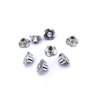 China Heavy Industry Galvanized Rivet Nut Wood Riveter M6 T Nut Flat Square Threaded Nut for sale