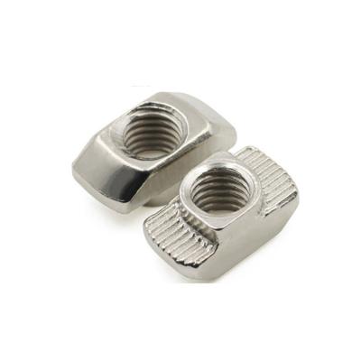 China Heavy Industry Base Slide T Slot Accessory Nut Rectangular Aluminum Profile M4 M5 M6 M8 for sale