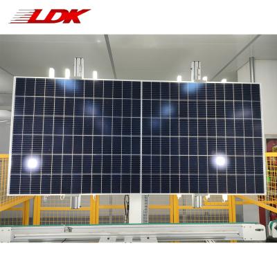 China Residence Half-cut Monocrystalline Design LDK 535w 540w 545w 108 Cells 210mm Dual Sided PV Solar Module for sale