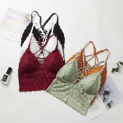 China Wholesale Women Antibacterial Women's Beautiful Back Boob Chest Boob Tube Top Strap Adjusting Bra for sale