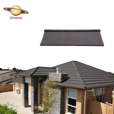 China Modern Hot Sale 1340*420mm Stone China Metal Roof Tile Sheet Coated Lightweight Roofing Tiles In South Africa for sale