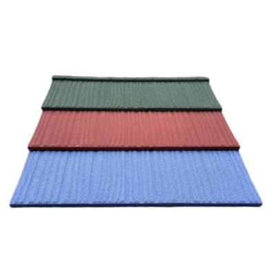 China Modern High Quality Lightweight Colorful Stone 0.4mm Metal Coated Roof Tile Nigeria Clay Roof Tile for sale