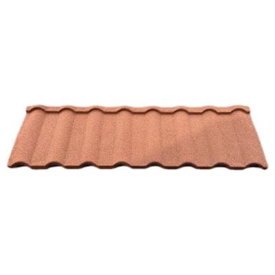 China Modern Fire Resistance Colored Stone Corugarted Metal Roof Tiles Milan Coated Type From China Factory Peep Price for sale