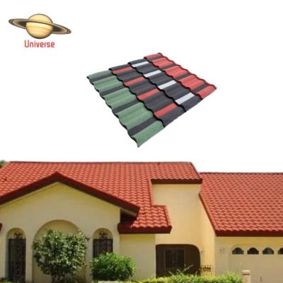 China Latest Modern New Arrival Modern Design Milan Tile Impact Resistance Metal Color Roof Sheet Tiles For Communities for sale