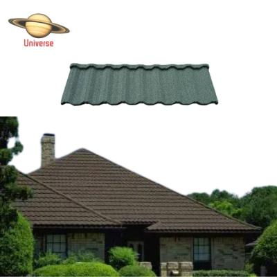 China Modern Blue Red Color Anti Fade Heat Resistance Sand Metal Roof Cladding Sheet Tiles Guangdong Factory Direct Sale for sale