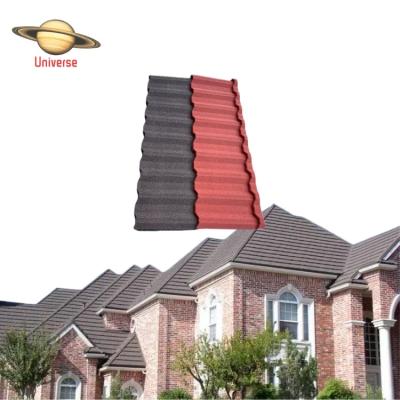 China Modern Widely Used Stone Coated Metal Roof Tile Classic New Invention Lightweight Metal Anti-fading Panel for sale