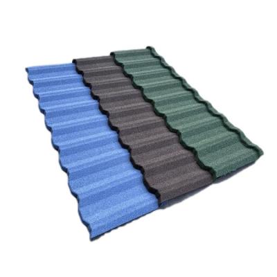 China Guangdong Universe Factory Modern Zinc-Aluminum Roofing Panel Roofing Materials Stone Clad Metal Roofing Tile for sale