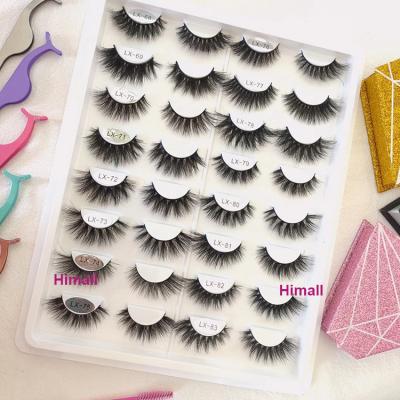 China Cilios Long Natural Makeup 3D Thick Mink Eyelashes In Bulk Cilios Thick Private Label Fake 3D Mink Lashes Natural False Eyelashes for sale