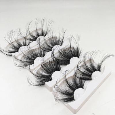 China 2020 New Arrival 50mm 60mm 70mm Super Long Eyelashes 100% Cruelty Free 3D 5D Mink Lashes Fluffy Mink Eyelash for sale