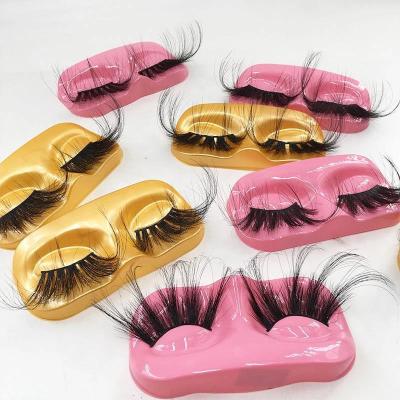 China Mink 20mm 25mm 60-70mm Long Long 3d Lashes Super Long Lashes Fluffy Lashes for sale