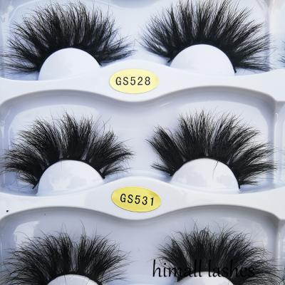 China Long Natural Newcomers Customize Logo Box Private Label Packaging Box Cruelty 25mm Eyelash Free Seller 5d 3d Mink Lint Free Lashes for sale