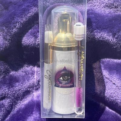 China Natural Custom Logo Oil Free Eyelash Extension Cleansing Foam Whips Shampoo Detergent Private Label For Daily Cleanse for sale