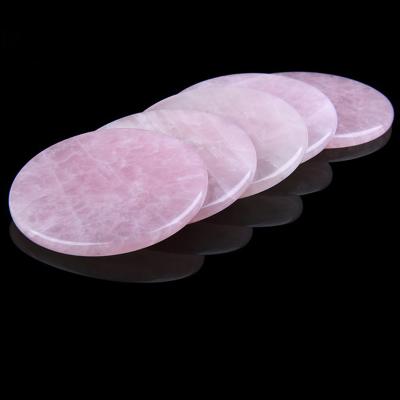 China Nourish Moisturizing Professional Rock Jade Stone Lashes Adhesive Holder Crystal Eyelash Extension Glue Pallet Pink for sale