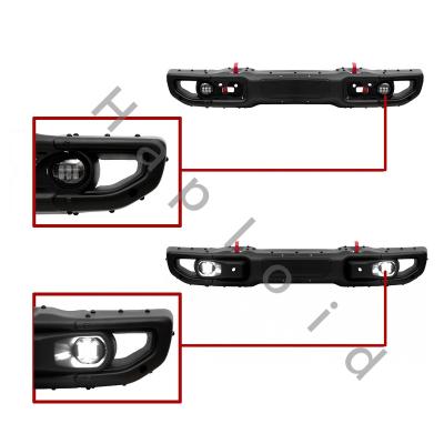 China HOJW1-QG01 Accessories Body Accessories Offroad Front Bumper For Jeep Wrangler JL 10th Anniversary 2018+ for sale