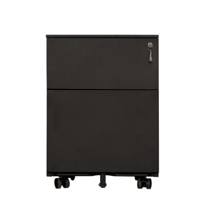 China Luoyang 2 Adjustable Movable Drawer Pedestal Steel Mobile (Height) Storage Unit for Office or Home for sale