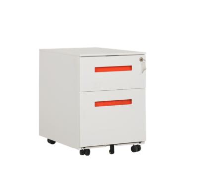 China (Height)Adjustable Office Cupboard 2 Drawer Or 3 Drawer Movable Metal Filing Cabinet Pedestal for sale