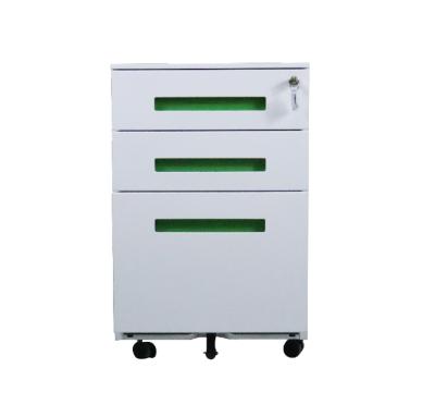 China (Size) Adjustable Mobile Storage Cabinets 3 Drawer Office Storage Filing Cabinets for sale