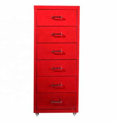 China Small Adjustable Living Room Korean Home Sotrage Wardrobe Cabinet 6 Drawer Steel Cabinet (Height) With Locking Device for sale